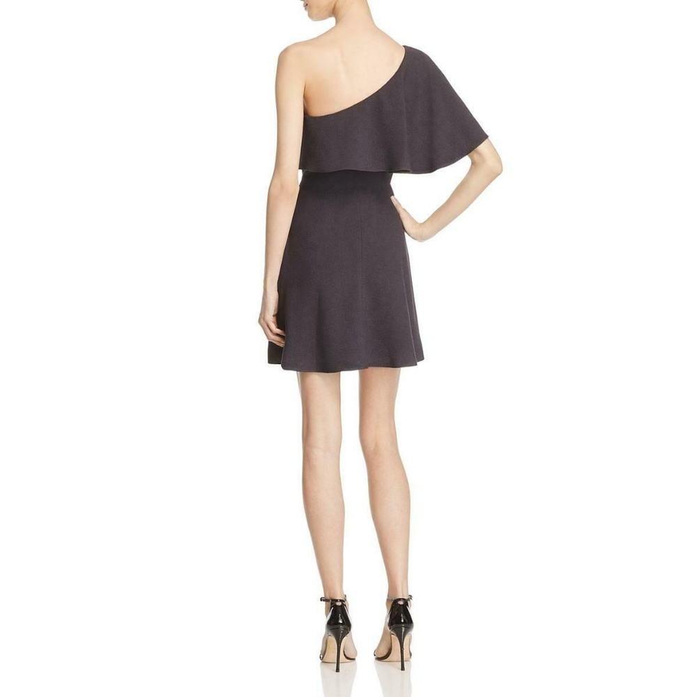 BLACK HALO CRUZ BLACK ONE SHOULDER DRESS 8 - Picture 2 of 2